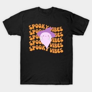 Groovy Ghost Spooky Vibes T-Shirt